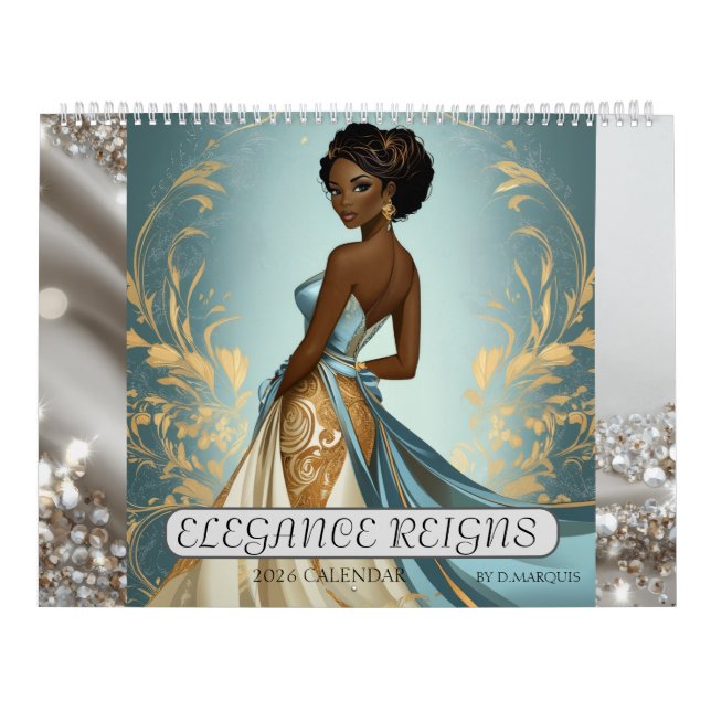  ELEGANCE REIGNS 2026 Calendar (Cover)