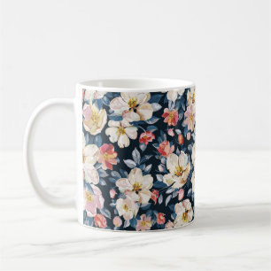 Elegance seamless pattern with blossoming apple tr coffee mug