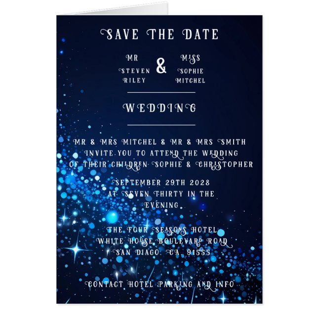 Elegance sparkle Wedding Collection (Front)