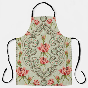 Elegance Vintage Seamless floral background Apron