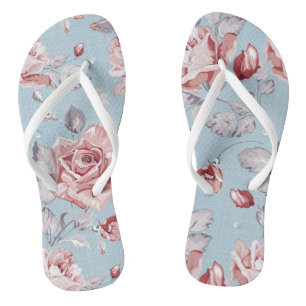 Elegance wallpaper pattern of pink roses 2 jandals