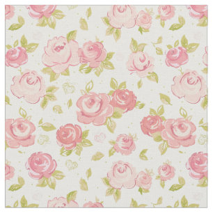 Elegance wallpaper pattern of pink roses 3 fabric
