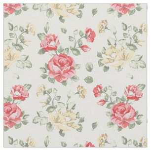 Elegance wallpaper pattern of pink roses fabric