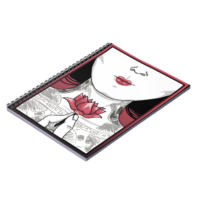 Elegance Warrior Spiral Notebook (Left Side)