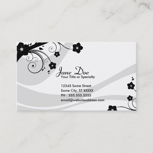 eleganceEssentials Business Card (Front)