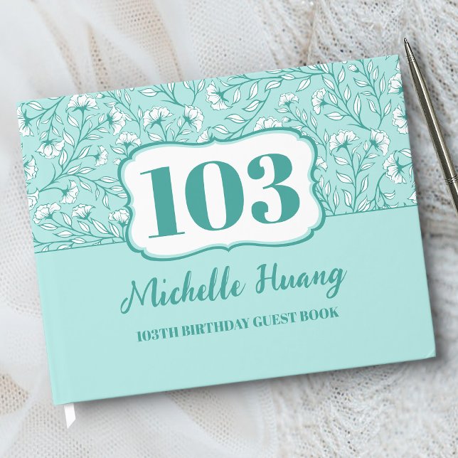 Elegant 100th Birthday Guest Book (Creator Uploaded)