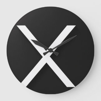 Elegant 10.75" Round Acrylic Wall Clock