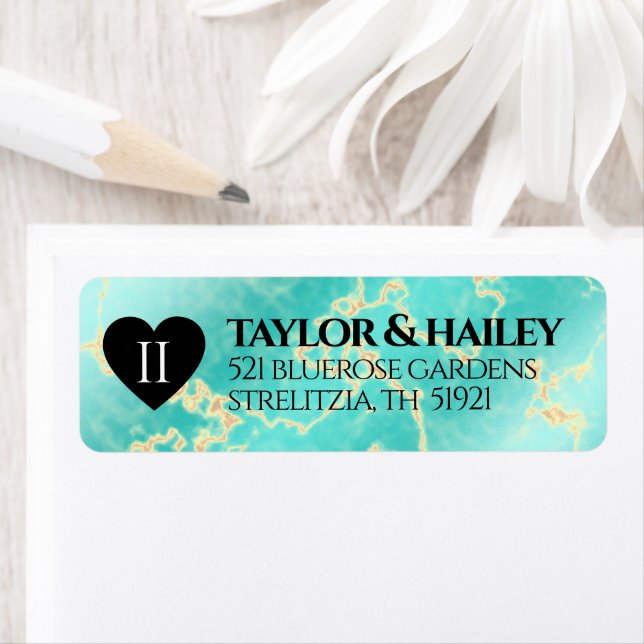 Elegant 11th Turquoise Wedding Anniversary (Insitu)