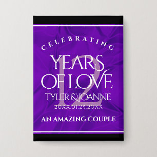 Elegant 12th Silk Wedding Anniversary Celebration