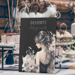 Elegant 18th Birthday Dessert Table Pedestal Sign<br><div class="desc">Elegant 18th Birthday Dessert Table Pedestal Sign Celebrate the milestone of turning 18 with this beautifully crafted pedestal sign, designed to enhance your dessert table with a touch of elegance and style. Combining contemporary design with timeless sophistication, this sign adds a memorable accent to your event while inviting guests to...</div>