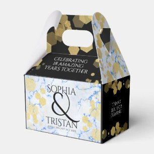 Elegant 18th Porcelain Wedding Anniversary Favour Box