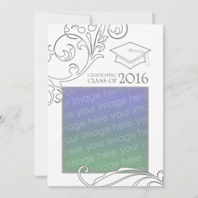 elegant 2016 graduation announcement (Front)