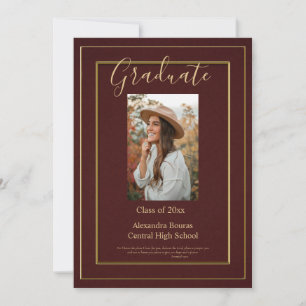 Elegant 2025 Graduation Party Orthodox Invite