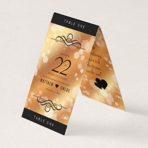 Elegant 22nd Copper Wedding Anniversary