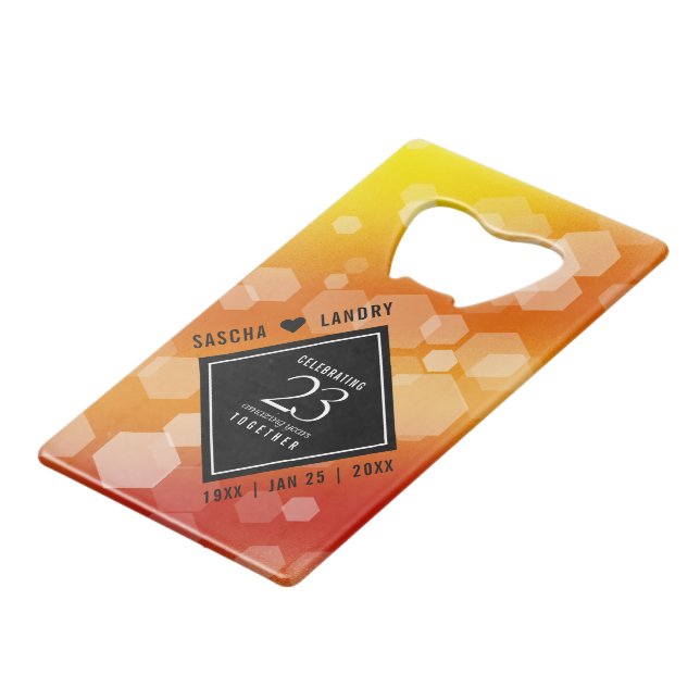 Elegant 23rd Imperial Topaz Wedding Anniversary (Front Angled)