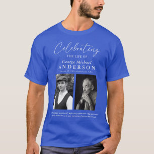Elegant 2 Photo 'Celebrating the Life' Tribute  T-Shirt