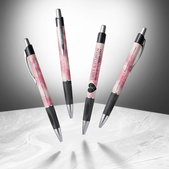 Elegant 2nd Rose Quartz Wedding Anniversary (Elegant 2nd Rose Quartz Wedding Anniversary Dancing Pens Cover Photo)