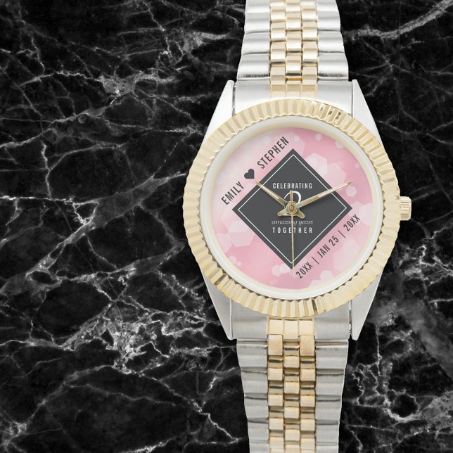 Elegant 2nd Rose Quartz Wedding Anniversary Watch (Creator Uploaded)