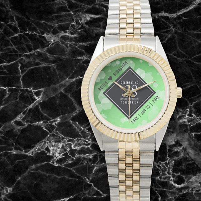 Elegant 38th Emerald Wedding Anniversary Watch (Creator Uploaded)