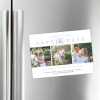 Elegant 3 Photos Save The Date Template