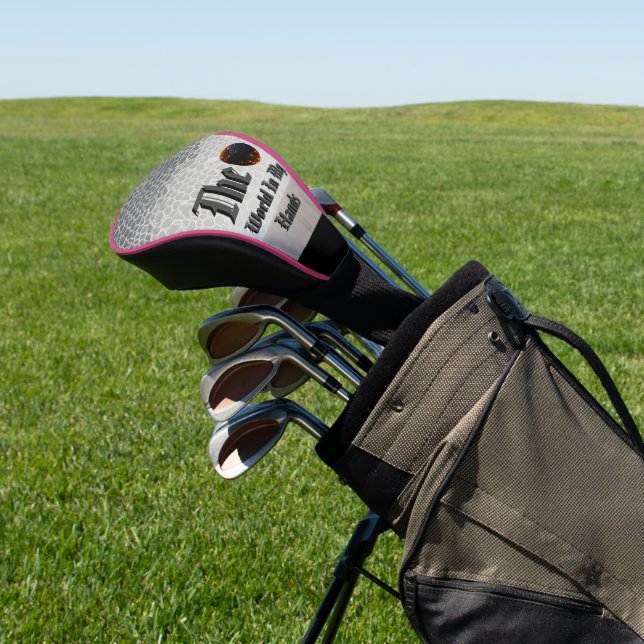Elegant 3D AMOLED and Subtle Pattern Design -  Golf Head Cover (In Situ)