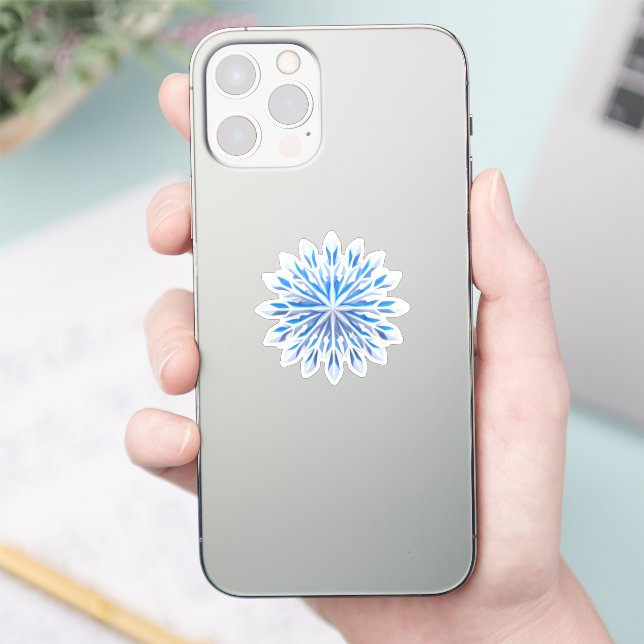 Elegant 3d Snowflake Design (Phone)