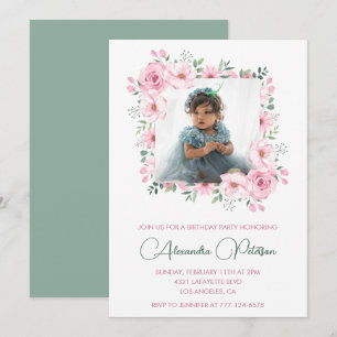 Elegant 3rd birthday invitations Photo Boho