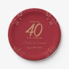Elegant 40th Ruby Wedding Party