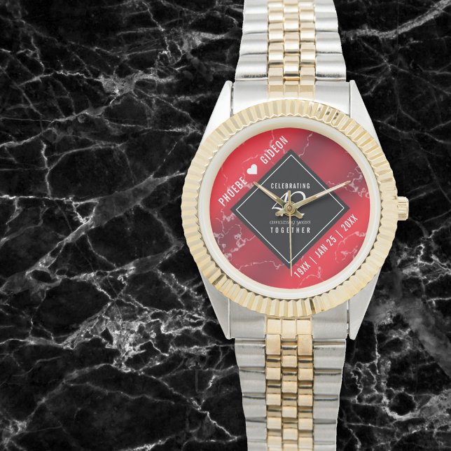 Elegant 42nd Jasper Wedding Anniversary Watch (Creator Uploaded)