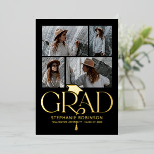 Elegant 4 Photo Graduation Party