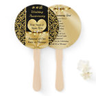 Elegant, 50th Wedding Anniversary Ceremony Program