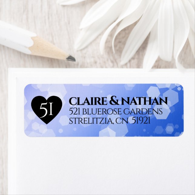 Elegant 51st Sapphire Wedding Anniversary (Insitu)