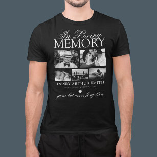 Elegant 5 Photo In Loving Memory T-Shirt