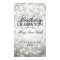 Elegant 60th Birthday Party Glitter Lights Silver