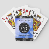 Elegant 65th Blue Sapphire Wedding Anniversary