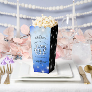 Elegant 67th Star Sapphire Wedding Anniversary Favour Box