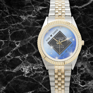 Elegant 67th Star Sapphire Wedding Anniversary Watch