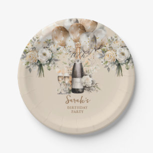 Elegant 70th Surprise Birthday Party Paper Plate