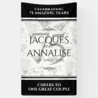 Elegant 75th Diamond Wedding Anniversary