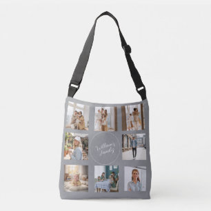 Elegant 8 Family Photo Personalised Crossbody Bag