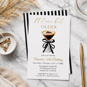 Elegant A Tini Bit Older Birthday Invitation