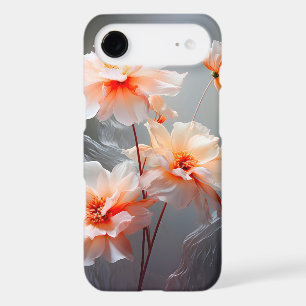 Elegant Abstract Blush Flower Misty Flow