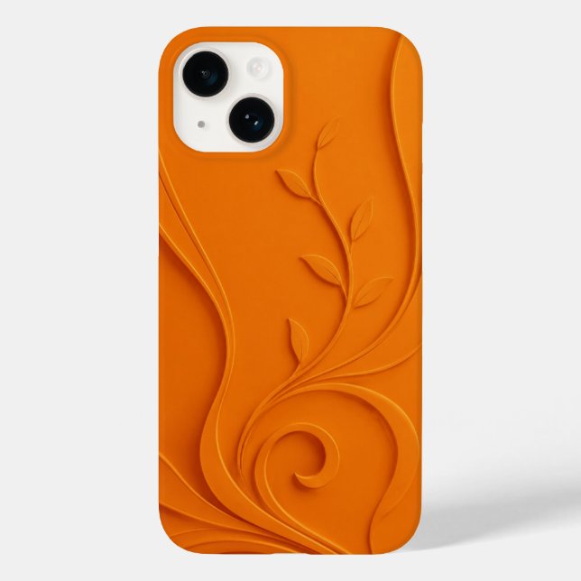 Elegant Abstract Floral Case-Mate iPhone Case (Back)
