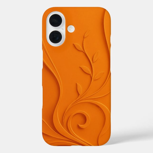 Elegant Abstract Floral Case-Mate iPhone Case (Back)