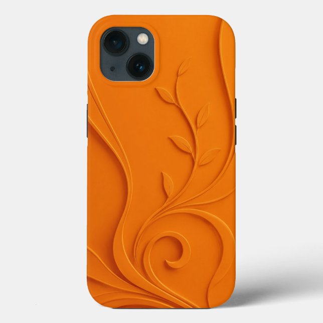 Elegant Abstract Floral Case-Mate iPhone Case (Back)