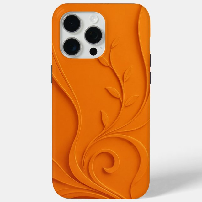 Elegant Abstract Floral Case-Mate iPhone Case (Back)