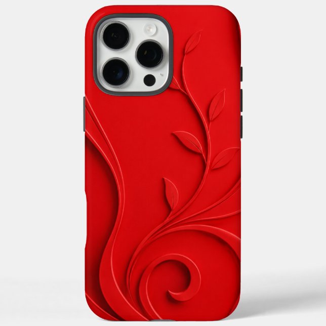 Elegant Abstract Floral Premium Stylish Case-Mate iPhone Case (Back)