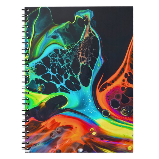 Elegant Abstract Notebook  (Front)