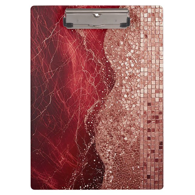 Elegant Abstract Painting Clipboard (Front)