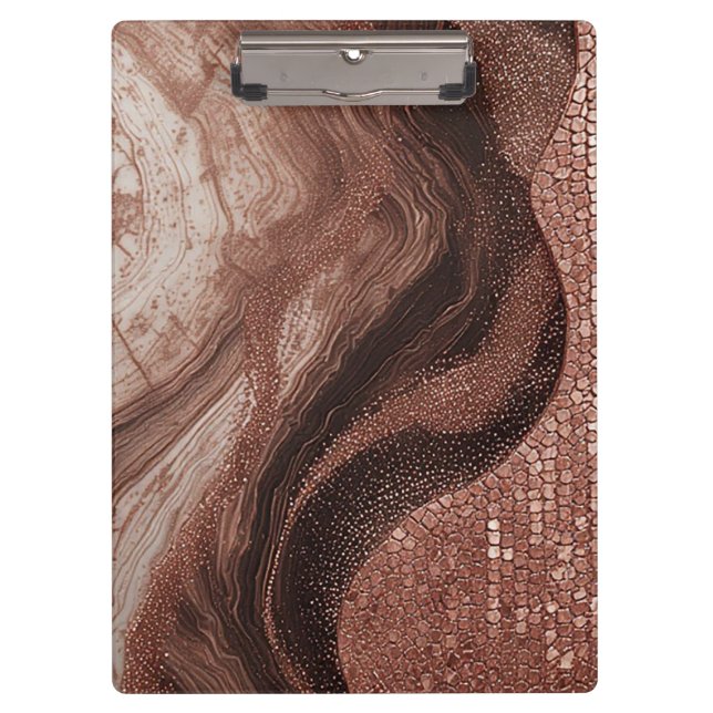Elegant Abstract Painting Clipboard (Front)